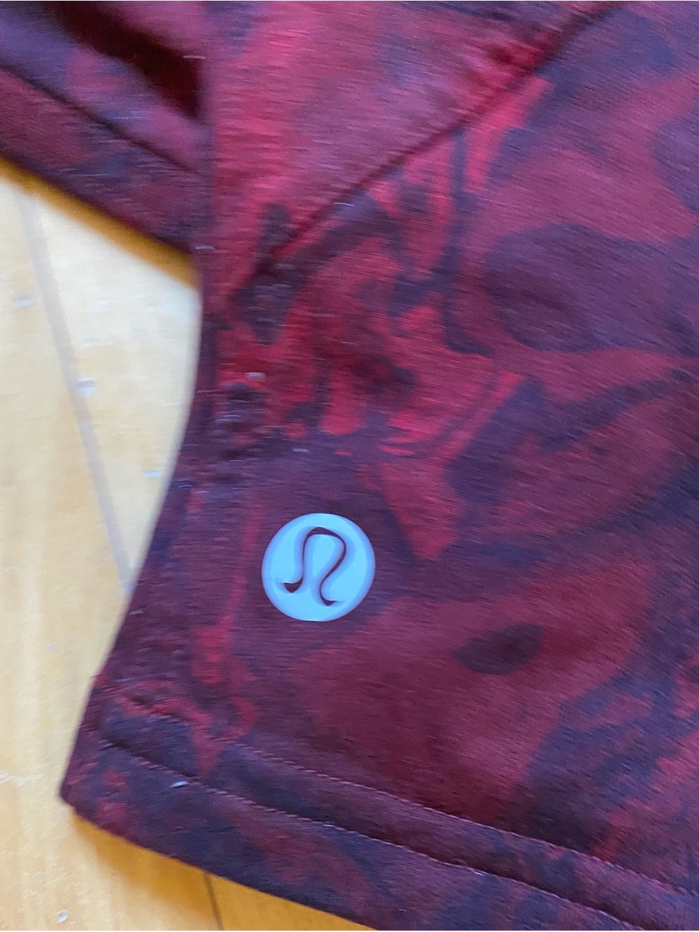Lululemon Team Canada Olympics All Yours Cropped Hoodie - Red Marble - Picture 12 of 15